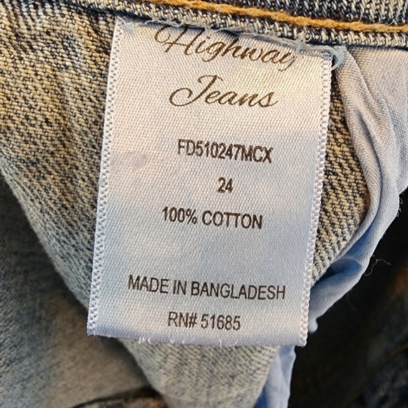 NWT Highway Jeans Plus Size Denim asymmetrical skort. Women's plus size 24. - Picture 15 of 16